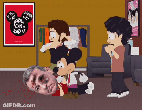 A Cartoon Scene With A Poster That Says " If You Can Dream You Can Do It " GIF