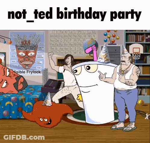 Not Ted Birthday Party Scene GIF