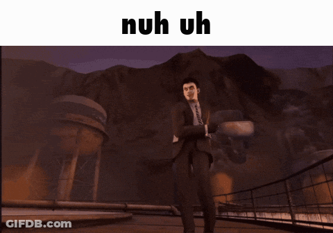 A Cartoon Scene With The Words Nuh Uh Written On The Bottom GIF