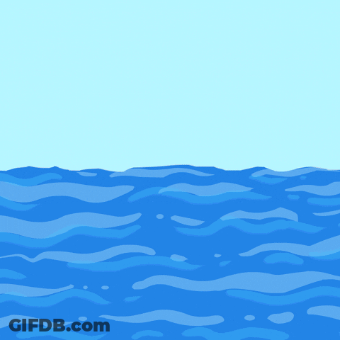 A Cartoon Shark With A Clock In Its Mouth GIF