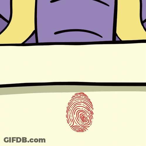 A Cartoon Shows A Fingerprint And The Words " You Are Not Responsible For Other People 'S Feelings " GIF