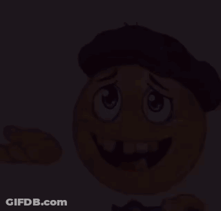 A Cartoon Smiley Face Wearing A Hat And A Tie . GIF