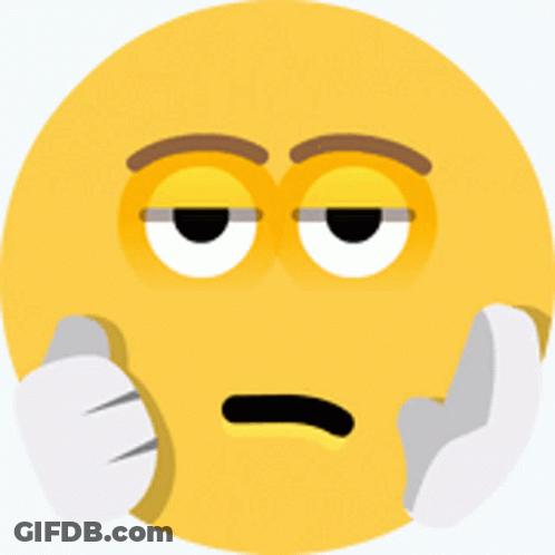 A Cartoon Smiley Face With A Hand On Its Mouth GIF