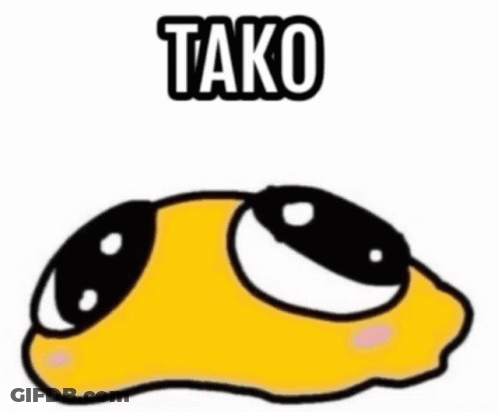 A Cartoon Smiley Face With Black Eyes And The Name Luka Written Below It . GIF