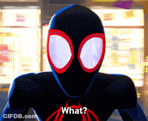 A Cartoon Spider Man Is Asking What GIF
