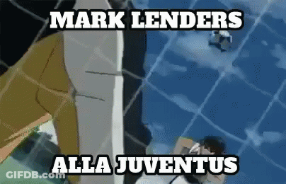 A Cartoon With The Words Mark Enders Alla Juventus On It GIF
