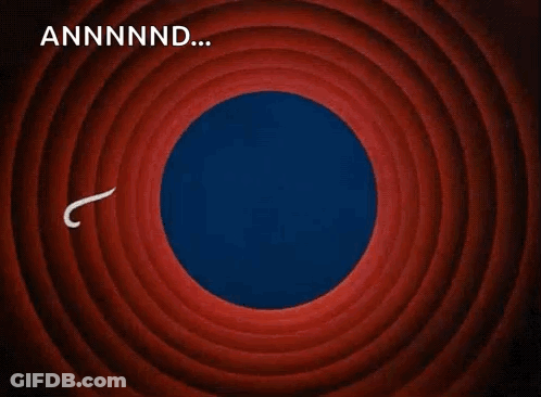 A Cartoon With The Words That 'S All Folks On It GIF