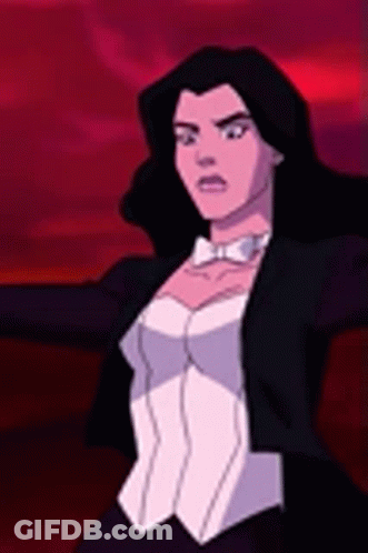 A Cartoon Woman Is Wearing A Tuxedo And Bow Tie . GIF