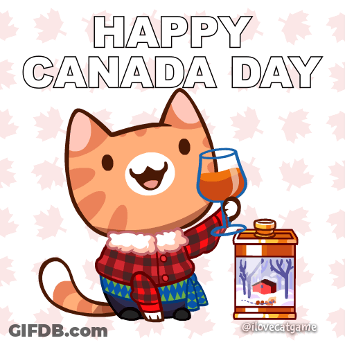A Cat Holding A Glass Of Maple Syrup And A Bottle Of Maple Syrup GIF