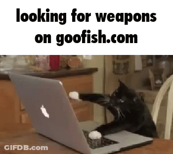 A Cat Is Sitting In Front Of A Laptop Computer . GIF