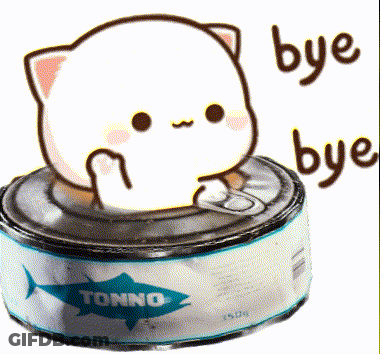 A Cat Is Sticking Its Head Out Of A Tuna Can GIF