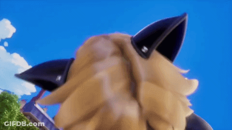 A Cat Noir From Miraculous Ladybug Is Holding A Purple Object In His Hand . GIF