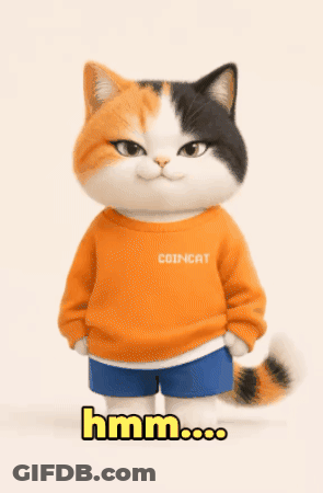 A Cat Wearing A Coincat Sweater And Shorts GIF