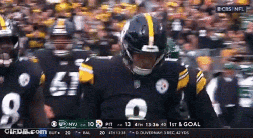 A Cbs NFL Broadcast Of A Football Game GIF