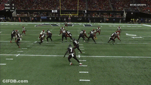 A Cbs Sports Broadcast Of A Football Game GIF
