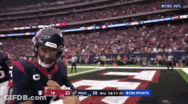 A Cbs Sports Broadcast Of A Football Game GIF