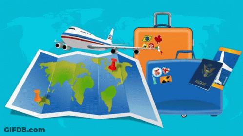 Cebu Pacific Baggage Policy Poster With Airplane And Luggage GIF
