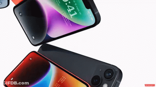 A Cell Phone With The Time Of 9:41 On The Screen GIF