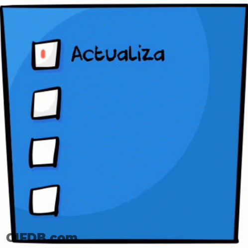 A Checklist In Spanish That Says Actualiza Tu Sistema Antes Del 25 De Septiembre Conserva Tu Timbrado $0 Pesos GIF