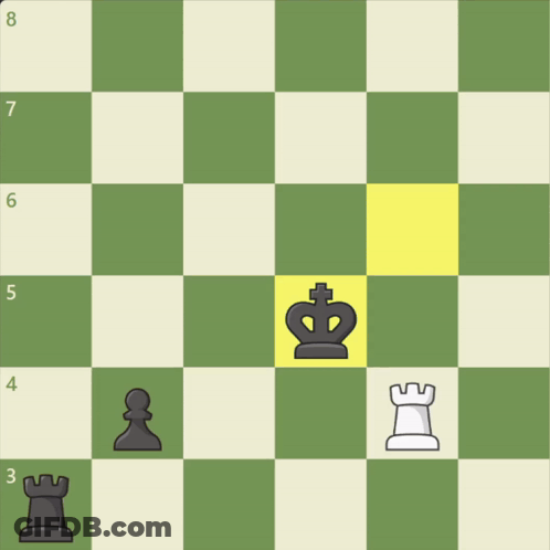 A Chess Board With A White Tower In The Middle GIF