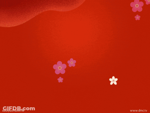 A Chinese New Year Greeting Card With A Dragon In The Center GIF