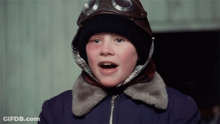 A Christmas Story Flick Shh GIF