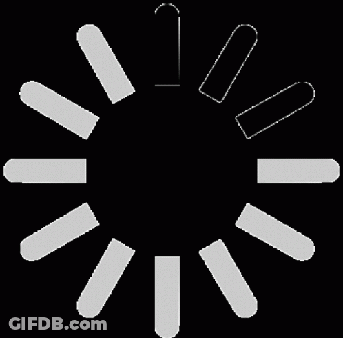 A Circle Of White Lines On A Black Background . GIF