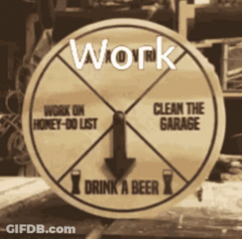Work Sign In Circular Shape GIF
