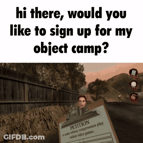 A Clipboard With A Woman 'S Head On It That Says Petition To Make Whitey Congressmen Play Violent Video Games GIF