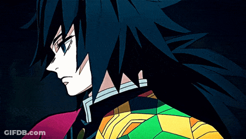 A Close Up Of A Anime Character With Blue Eyes GIF