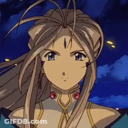 A Close Up Of A Anime Character With Long Hair GIF