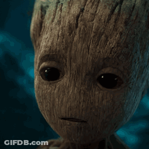 Baby Groot Making Face GIF