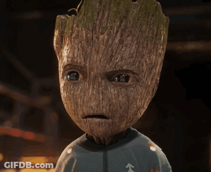 Baby Groot Sad Face GIF