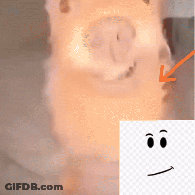 A Close Up Of A Candle With An Arrow Pointing To The Face GIF
