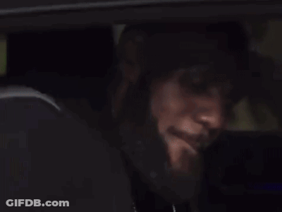 A Close Up Of A Car 'S Fender With A Light On It GIF