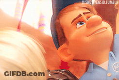 A Close Up Of A Cartoon Character From Disney 'S Wreck It GIF