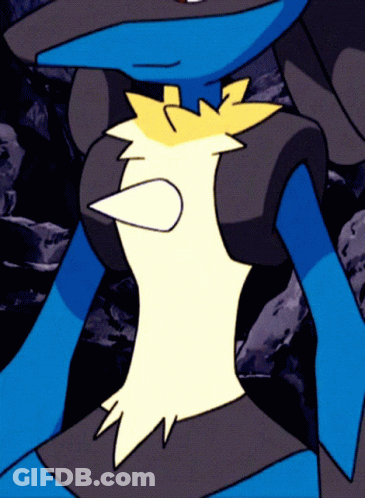 Cartoon Character Chest With Yellow Collar GIF