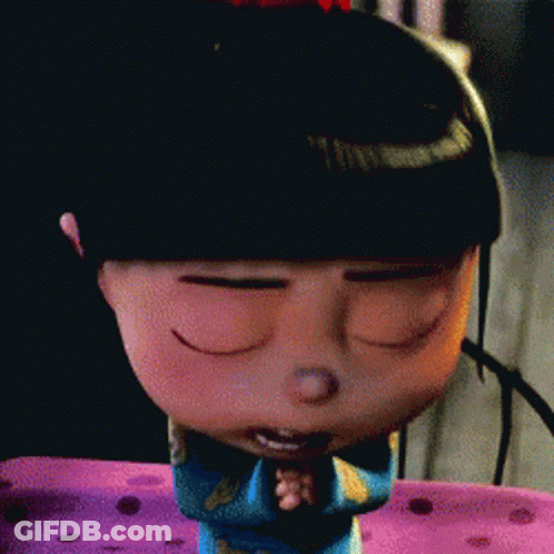 A Close Up Of A Cartoon Character 'S Face GIF