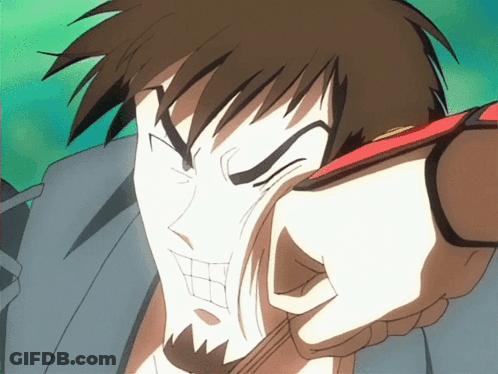 A Close Up Of A Cartoon Character 'S Face GIF