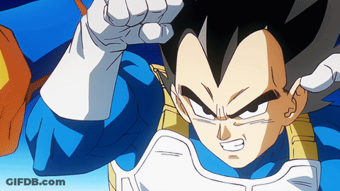 A Close Up Of A Cartoon Character 'S Face With A Blue Shirt And White Gloves GIF