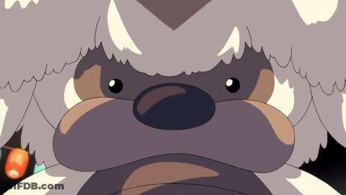 A Close Up Of A Cartoon Character 'S Face With A Large Nose GIF