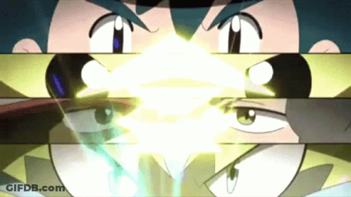 Cartoon Face With Light Coming From Eyes GIF