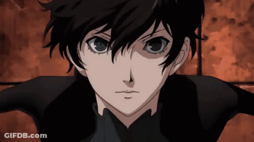 A Close Up Of A Cartoon Character 'S Face With A Red Background GIF