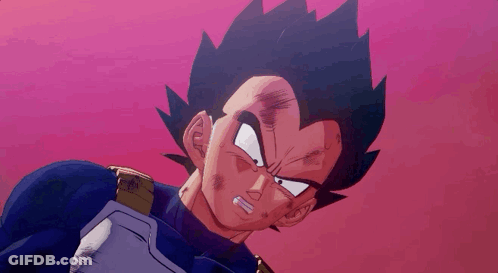 A Close Up Of A Cartoon Character 'S Face With A Red Background GIF