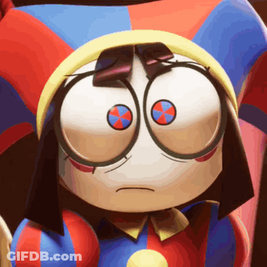 A Close Up Of A Cartoon Character 'S Face With A Sad Look On His Face GIF
