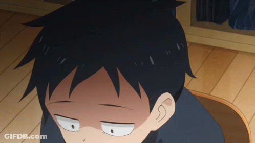 A Close Up Of A Cartoon Character 'S Face With A Serious Look On His Face GIF
