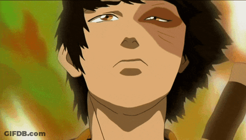 A Close Up Of A Cartoon Character 'S Face With A Serious Look On His Face GIF