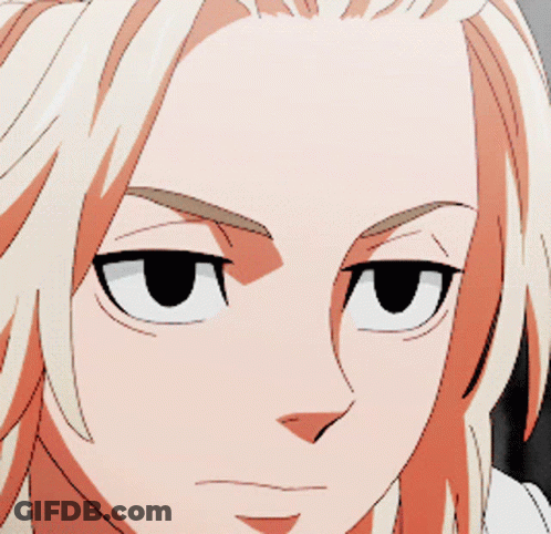 A Close Up Of A Cartoon Character 'S Face With A Serious Look On His Face GIF