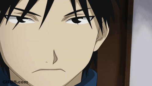 A Close Up Of A Cartoon Character 'S Face With A Serious Look On His Face GIF