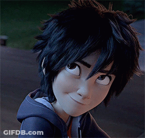 A Close Up Of A Cartoon Character 'S Face With A Smile On His Face GIF